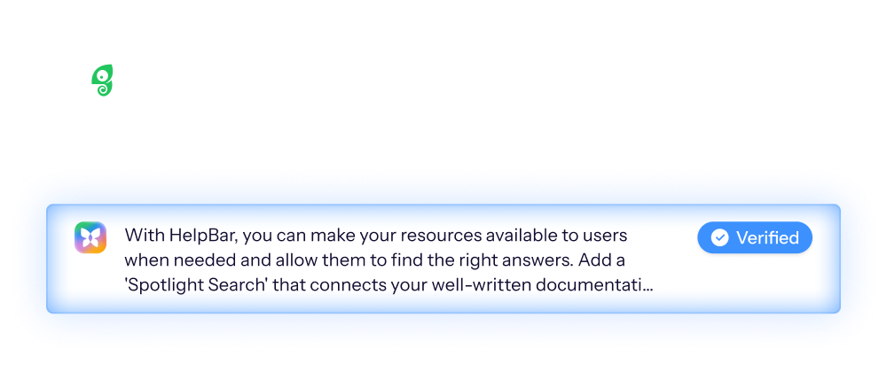 Never ships made-up content or links