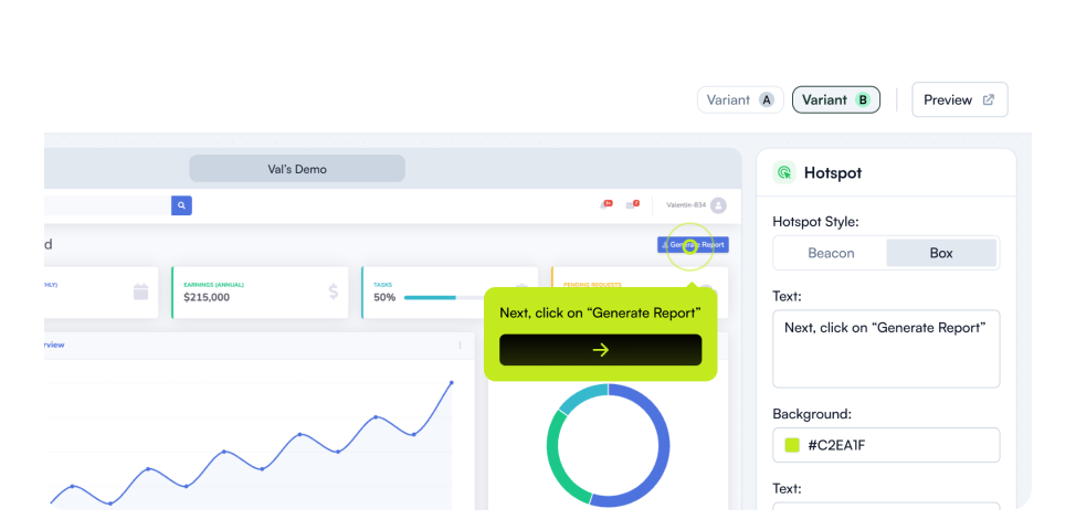 Launch tests in one click